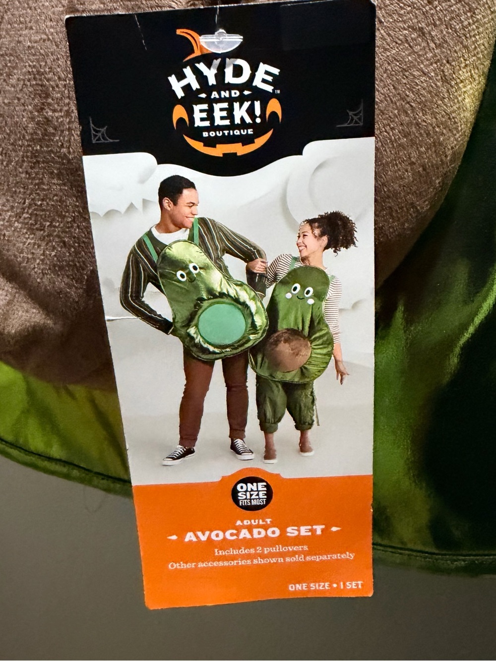 Hyde & Eek! Adult Avocado Costume Set - Green